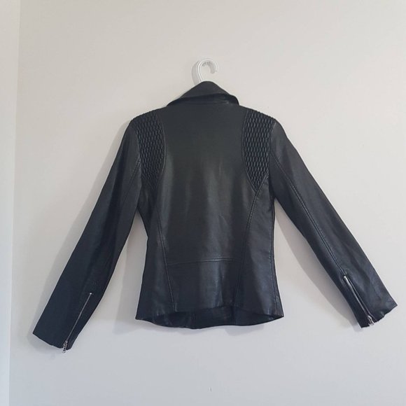 Joe Fresh Vegan Leather Jacket - Picture 8 of 13
